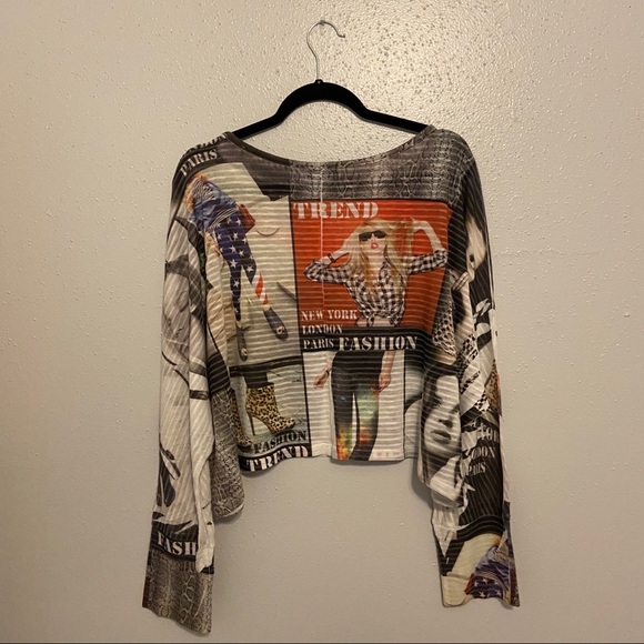 Fashion cropped long sleeve - Picture 2 of 2